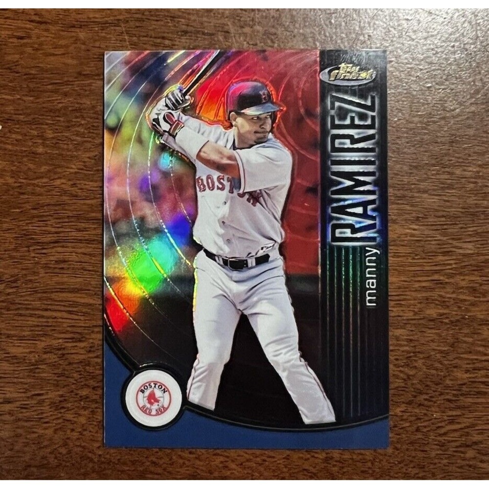 Manny Ramirez 2001 Topps Finest #110 Boston Red Sox